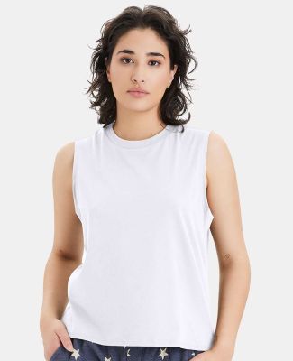 Alternative Apparel 1174 Women's Cotton Jersey Go- in White
