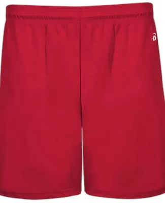 Badger Sportswear 4146 B-Core 5" Pocketed Shorts in Red