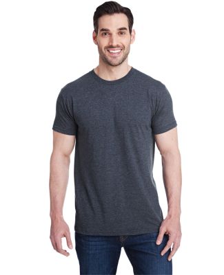 Bayside Apparel 5710 USA-Made Triblend Crew in Tri navy