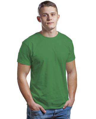 Bayside Apparel 9500 Unisex Fine Jersey Crew Tee in Irish kelly