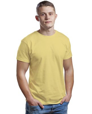 Bayside Apparel 9500 Unisex Fine Jersey Crew Tee in Butter