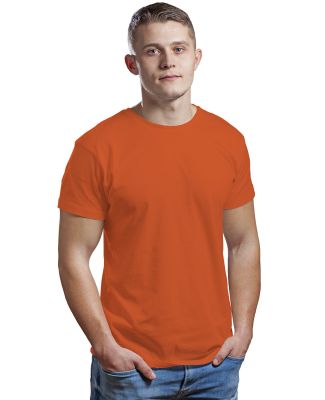 Bayside Apparel 9500 Unisex Fine Jersey Crew Tee in Orange