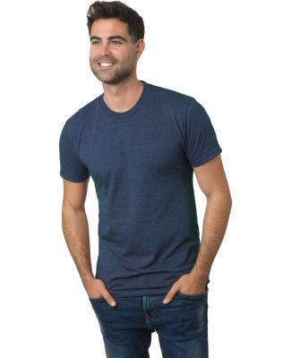Bayside Apparel 9570 Triblend Tee Tri Steel Blue