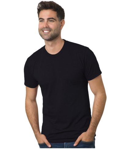 Bayside Apparel 9570 Triblend Tee in Solid black