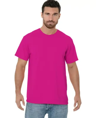 Bayside Apparel 9515 Garment Dyed Crew T-Shirt Neon Pink