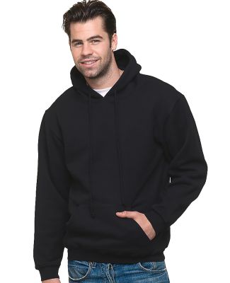 Bayside Apparel 2160 Union Hooded Sweatshirt in Black