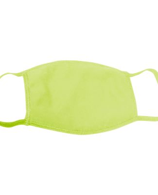 Bayside Apparel 1900 USA-Made 100% Cotton Face Mas in Lime green