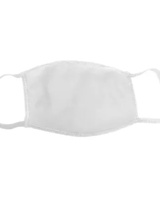 Bayside Apparel 9100 100% Cotton Face Mask White