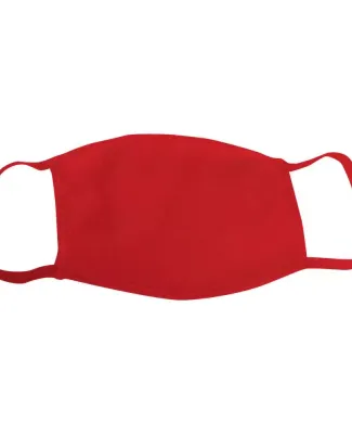 Bayside Apparel 9100 100% Cotton Face Mask Red