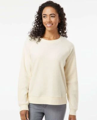 Boxercraft K01 Women's Fleece Out Pullover in Natural