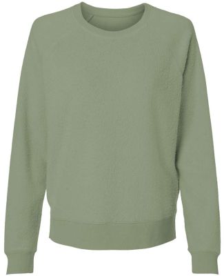 Boxercraft K01 Women's Fleece Out Pullover in Sage