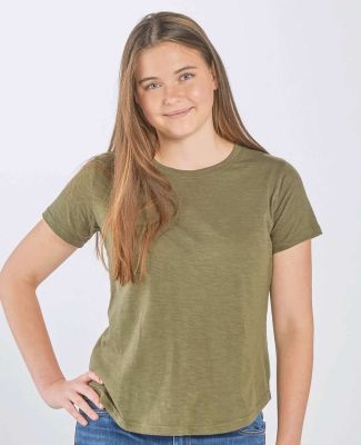 Boxercraft T67 Women's Cut-It-Out T-Shirt in Olive