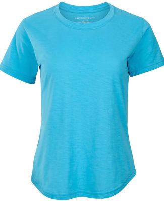 Boxercraft T67 Women's Cut-It-Out T-Shirt in Pacific blue