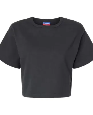 Champion Clothing T453W Women's Heritage Cropped T Black
