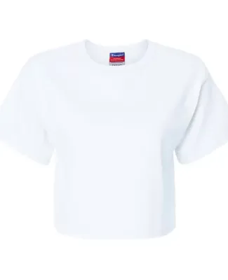 Champion Clothing T453W Women's Heritage Cropped T White