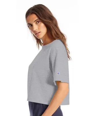 Champion Clothing T453W Women's Heritage Cropped T Oxford Grey