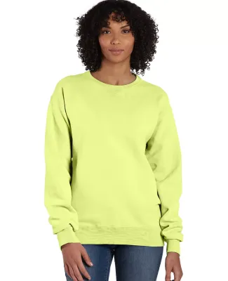 Comfort Wash GDH400 Garment Dyed Unisex Crewneck S in Chic lime