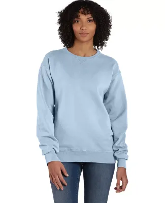 Comfort Wash GDH400 Garment Dyed Unisex Crewneck S in Soothing blue