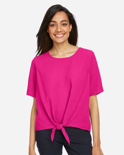 Devon and Jones DP617W Ladies' Perfect Fit™ Tie- in Crown raspberry