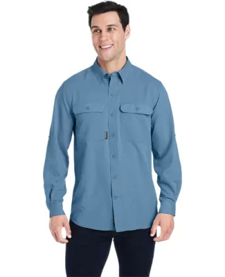 DRI DUCK 4441 Crossroad Woven Shirt Slate Blue