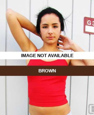 4316 American Apparel Womens Baby Rib Camisole Brown