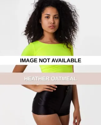 RSA8380 American Apparel Cotton Spandex Jersey Cro Heather Oatmeal