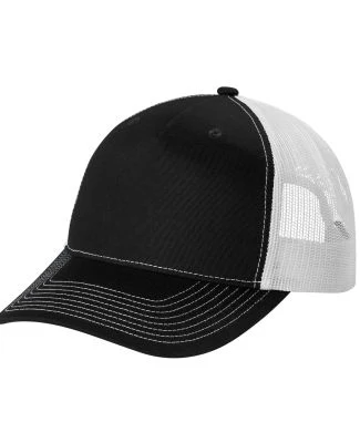 Port Authority Clothing C115 Port Authority   Snap in Blk/white