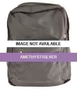 RSANC501 American Apparel Nylon Cordura School Bag Amethyst/Silver