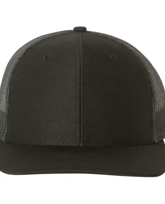 Richardson Hats 112 Adjustable Snapback Trucker Ca in Black
