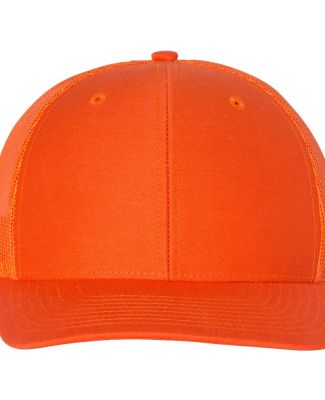 Richardson Hats 112 Adjustable Snapback Trucker Ca in Orange