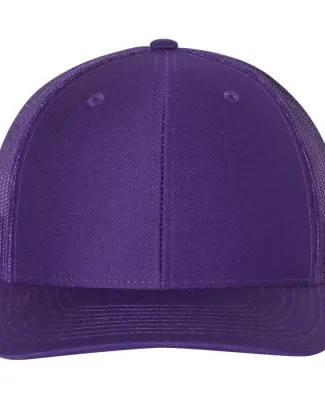 Richardson Hats 112 Adjustable Snapback Trucker Ca in Purple