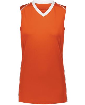 Augusta Sportswear 1688 Girls' Rover Jersey in Orange/ white