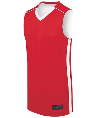 Augusta Sportswear 332402 Women's Competition Reve in Scarlet/ white