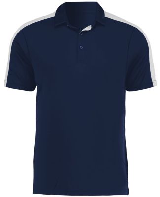 Augusta Sportswear 5028 Two-Tone Vital Polo in Navy/ white