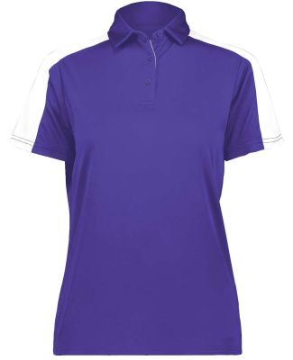 Augusta Sportswear 5029 Women's Two-Tone Vital Pol in Purple/ white