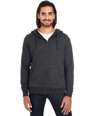 Threadfast Apparel 321Z Unisex Triblend French Ter BLACK HEATHER