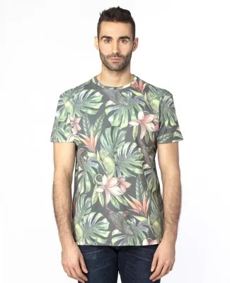 Threadfast Apparel 100A Unisex Ultimate T-Shirt in Tropical jungle
