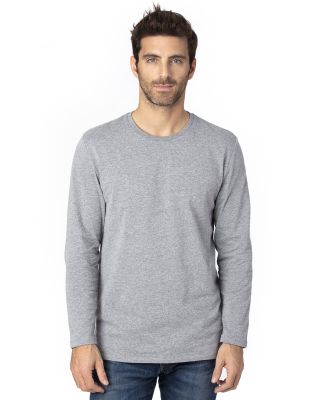 Threadfast Apparel 100LS Unisex Ultimate Long-Slee in Heather grey