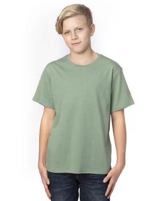 Threadfast Apparel 600A Youth Ultimate T-Shirt ARMY HEATHER