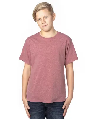 Threadfast Apparel 600A Youth Ultimate T-Shirt MAROON HEATHER