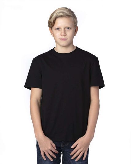 Threadfast Apparel 600A Youth Ultimate T-Shirt in Black