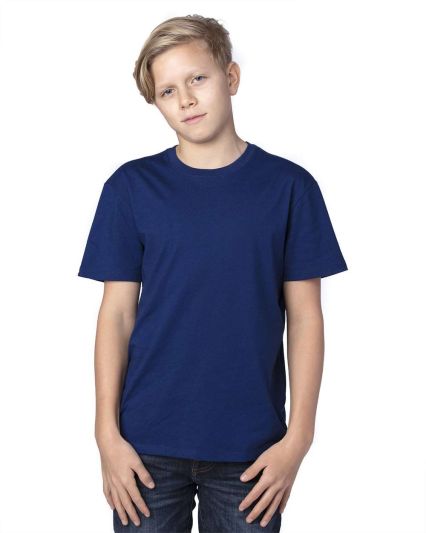 Threadfast Apparel 600A Youth Ultimate T-Shirt in Navy