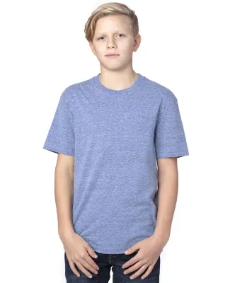 Threadfast Apparel 602A Youth Triblend T-Shirt NAVY TRIBLEND