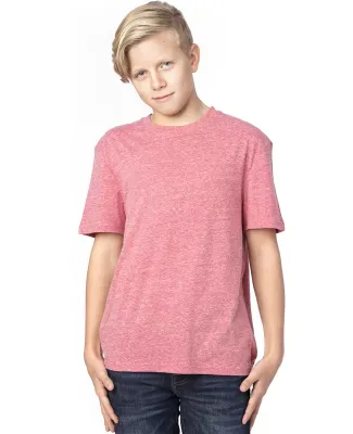 Threadfast Apparel 602A Youth Triblend T-Shirt RED TRIBLEND