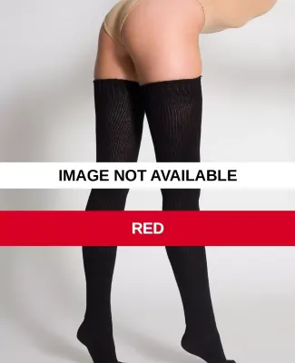 RSASKTH-7 American Apparel Cotton Solid Thigh-High Red