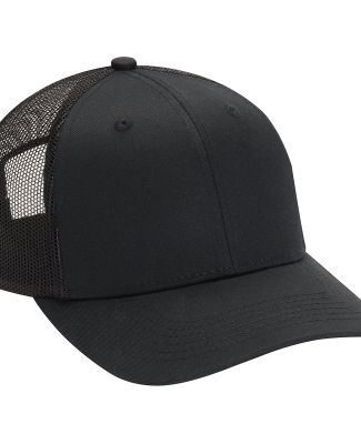 Adams Hats PV112 Adult Eclipse Cap in Black/ black