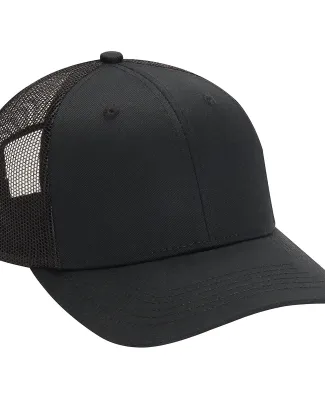 Adams Hats PV112 Adult Eclipse Cap BLACK/ BLACK