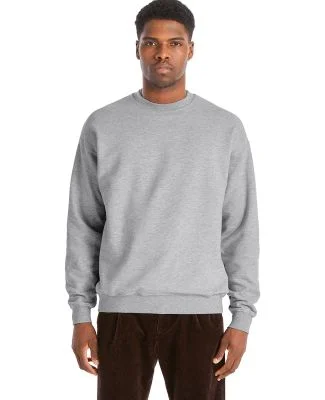 Hanes RS160 Adult Perfect Sweats Crewneck Sweatshi Light Steel