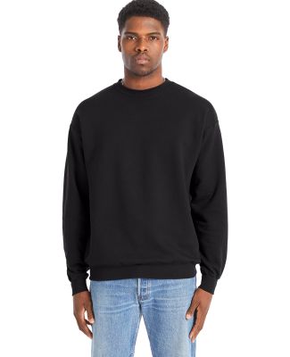 Hanes RS160 Adult Perfect Sweats Crewneck Sweatshi Black