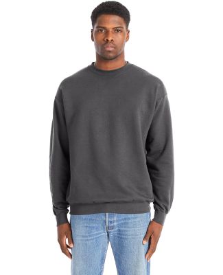 Hanes RS160 Adult Perfect Sweats Crewneck Sweatshi Smoke Grey